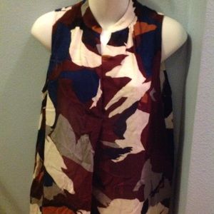 Ann Taylor LOFT light weight pattern tank top
